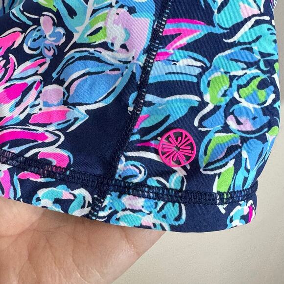 Lilly Pulitzer UPF 50+ Skipper Popover XS Pink Multicolor print Beach Longsleeve - Picture 3 of 8